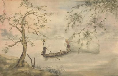 null Truong Van Y (Né en 1935).
Ecole des beaux arts de Gia Dinh (Saïgon).
La récolte....