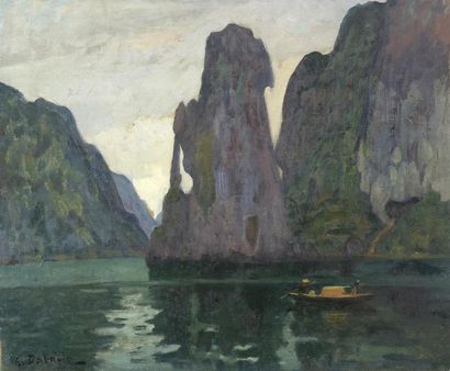 null Henri Dabadie (1867-1949)
Ecole française des peintres voyageurs d'Indochine....
