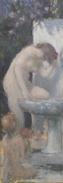 Auguste-François GORGUET (1862-1927). Femme...