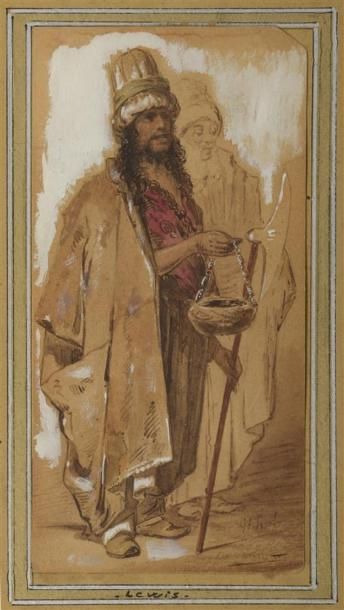 John Frederick LEWIS (1805-1876). Portrait...