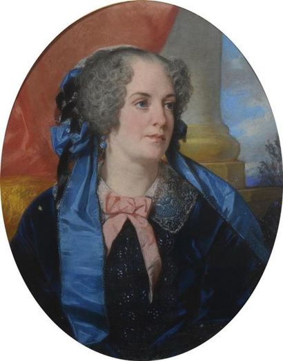 Eugène DE VERIA (18103-1865). Portrait de...