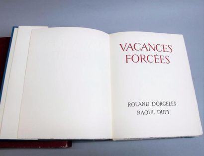 null DORGELÈS (Roland). Vacances forcées. Paris, Vialetay, 1956. In-4, en feuilles,...