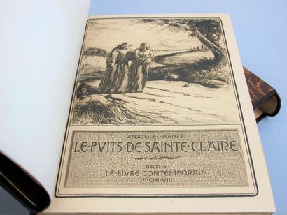 null FRANCE (Anatole). Le Puits de Sainte Claire. Paris, Le Livre contemporain, 1908....