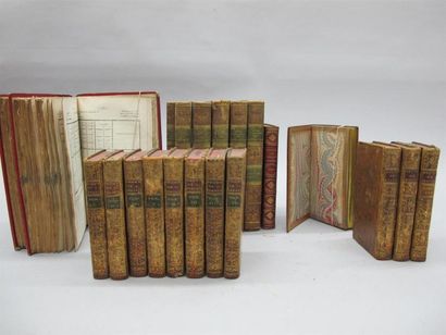 null Ensemble de livres reliés du XVIIIe et XIXe: Thiers Le Consulat et l'Empire...