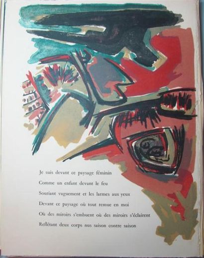 null ÉLUARD (Paul). Dit de la force de l'amour. Paris, Éditions lithograv, 1962....