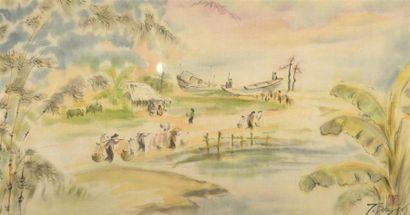 null TU DUYEN (1915-2012) 
Ecole des Beaux-Arts de l'Indochine. Promotion 1942.
LE...