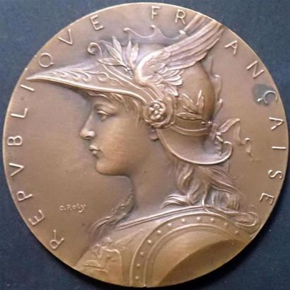 null 1902	
DEUX MEDAILLES EXPOSITION DE HANOI DE 1902. 
Médaille en bronze Exposition...