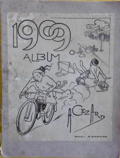 1909 ALBUM PAR CEZARD. 
PRIX : 5 PIASTRES
Album...