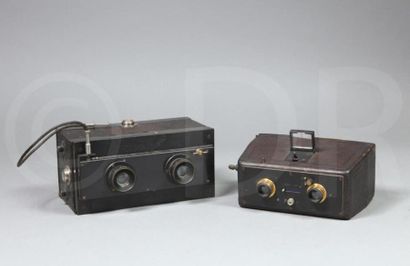 null Deux appareils stéréoscopiques : Lithloscope (Aubertin) 6 x 13 et P. Boucher...