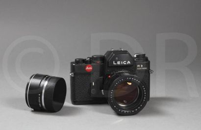 null Leica R3 Electronic (1978). Boitier n°1489233 (Portugal), objectif Summicron-R...