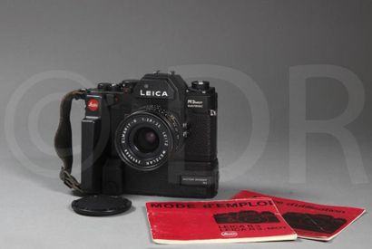 null Leica R3 Mot Electronic (1979). Boitier n°1510657 (Portugal), objectif Leitz...