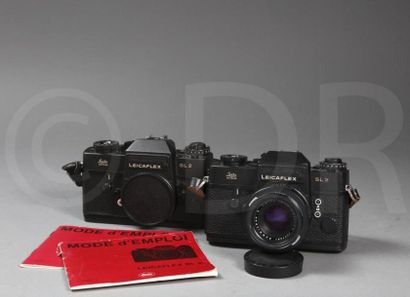 null Leica, ensemble Leitz. Boitier Leicaflex SL 2 n°1392438 (1975), objectif Summicron-R...