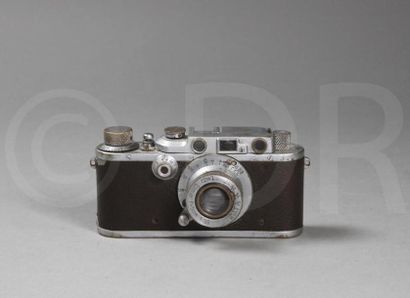 null Leica IIIa (1935), boitier n°163108. Objectif Leitz Elmar 3.5/5cm, n° 27659...