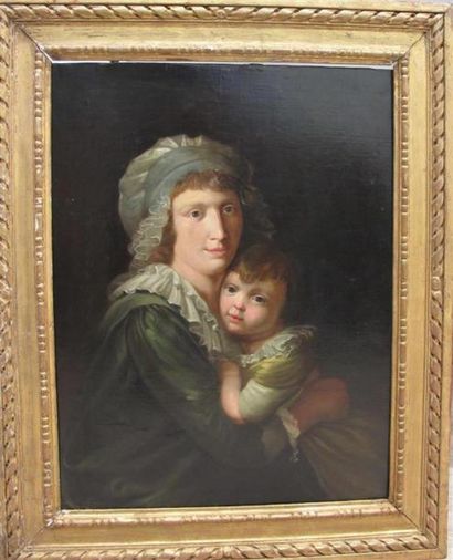 null Pierre Joseph Célestin FRANCOIS (1759-1851), école belge Portrait de sa soeur...