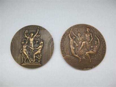 null Jean Baptiste Carpeaux. Médaille. Em. Lindauer. JEAN-BAPTISTE CARPEAUX.// 1827-1875....