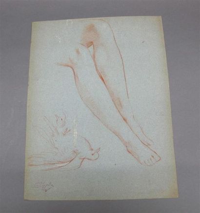 null Charles Joshua CHAPLIN (1825-1891)
Huit études de jambes et de pieds
Sanguines...