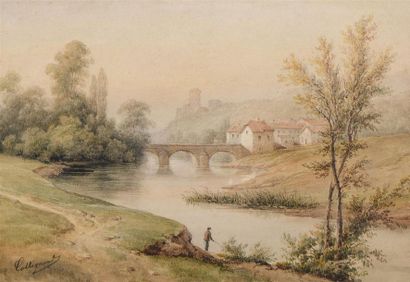 François Jules COLLIGNON (- 1850)
Paysages...