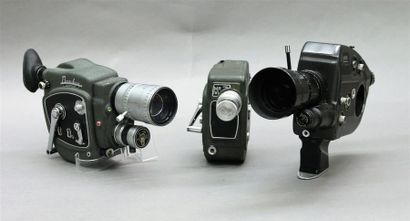 null Lot de trois caméras : Beaulieu S2008 avec étui pour pièces. Caméra Beaulieu...