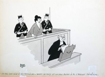 null " Je fais une bise à ces messieurs-dames du jury et un gros poutou à Mr. L'avocat...