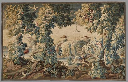 null Panneau de tapisserie de la manufacture royale d'Aubusson, début XVIII°Siècle...