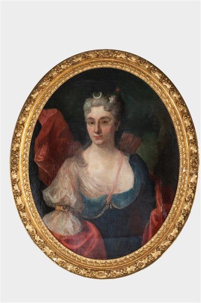 null Ecole française du XVIIIe siècle		
Portrait d'Elisabeth Talon de Montigny en...