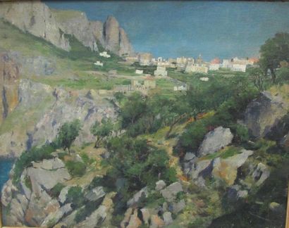null Paul Joseph JAMIN (1853-1903)
Vue de Capri
Huile sur toile
35 x 44 cm
Inscription...