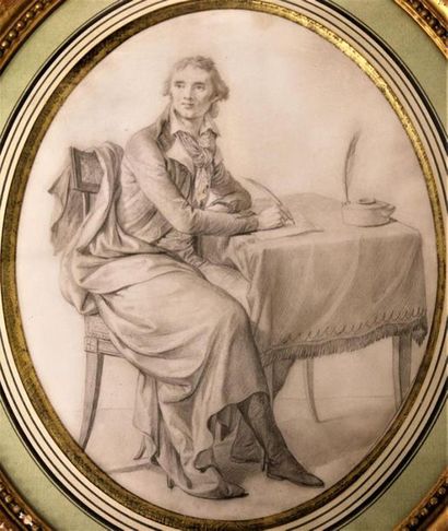 null École française de la fin du XVIIIe siècle
Deux émouvants portrait d'une femme...