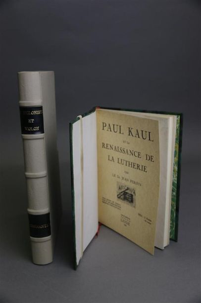 null Dr Jean Persyn. 
Paul Kaul et la renaissance de la lutherie moderne. Taconis...