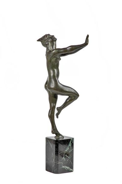 null Serge ZELIKSON (1890-1966)
Danseuse nue de ballet russe
Sculpture en bronze...