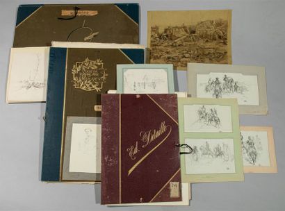 null EDOUARD DETAILLE (1848-1912)
Trente six études
Crayons et plumes guerre de 70...