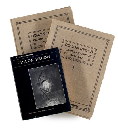 Redon, Odilon Oeuvre Graphique Complet. 2 Bde. Mit 192 Tafeln. Den Haag, Les Éditions... Gazette Drouot