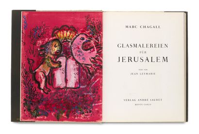 Chagall, Marc Glasmalereien für Jerusalem. Text von Jean Lemaire. Mit 2 farbigen... Gazette Drouot