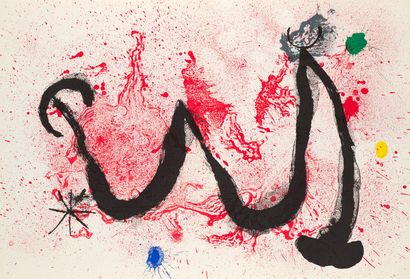 Miró, Joan Sammlung von zwei Heften von Derrière Le Miroir mit insgesamt 11 Original-Farblithographien... Gazette Drouot