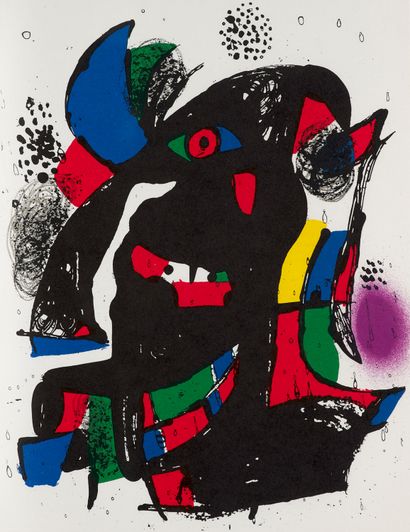 Miró, Joan Der Lithograph IV. 1969-1972. Mit 6 Original-Farblithographien, davon... Gazette Drouot