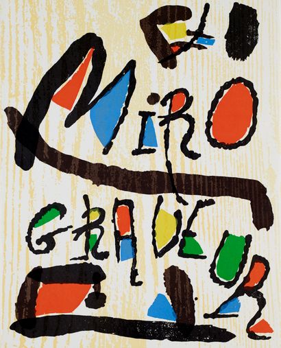 Dupin, Jacques Miró Radierungen I, II und III (1928-1975). Mit 9 meist farbigen OHolzschnitten... Gazette Drouot
