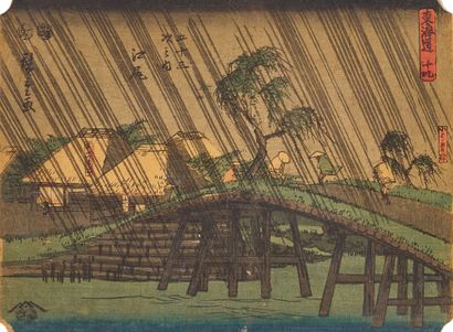 UTAGAWA, HIROSHIGE I ­ Konvolut. UTAGAWA, HIROSHIGE I (1797 Edo (Tokyo) 1858)
Nachdruck... Gazette Drouot