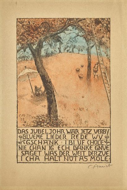 AMIET, CUNO ­ Konvolut. AMIET, CUNO (Solothurn 1868 - 1961 Oschwand)
Konvolut.
4... Gazette Drouot