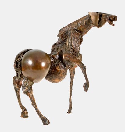 ARNOLDI, NAG ­ Cavallo. ARNOLDI, NAG (Locarno 1928 - 2017 Lugano)
Cavallo.
Bronze,... Gazette Drouot