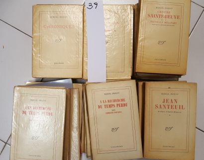 Marcel PROUST :

Lot de livres de Marcel Proust, en éditions courantes. Formats... Gazette Drouot