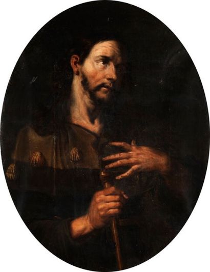 Bartolomé Esteban Murillo, 1618 Sevilla - 1682, zug. PORTRAIT DES HEILIGEN JAKOBUS... Gazette Drouot