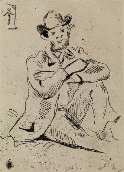Paul Cézanne, 1839 Aix-en-Provence - 1906 PORTRAIT DES MALERS A. GUILLAUMIN VON 1873... Gazette Drouot