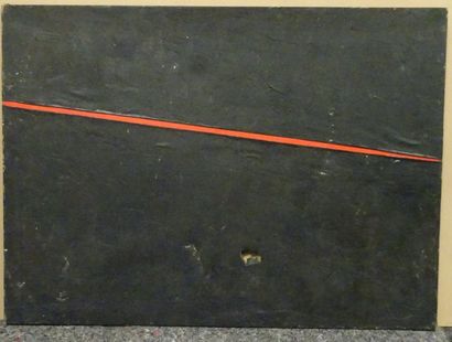 null DAINAUT (XXème)

Fissure rouge. 1987.

Huile et technique mixte sur toile.

Signée...