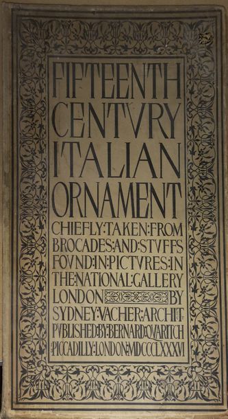 null Fifteenth century italian ornament of the National Gallery.

Londres, 1886....