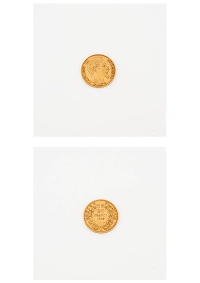FRANCE

Pièce de 20 francs en or, Napoléon...