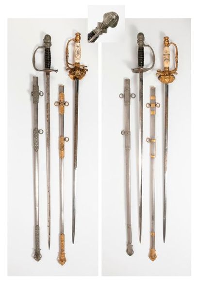 U.S.A. 

Deux épées maçonniques, du début du XXème siècle :

- une des PATRIARCHS...