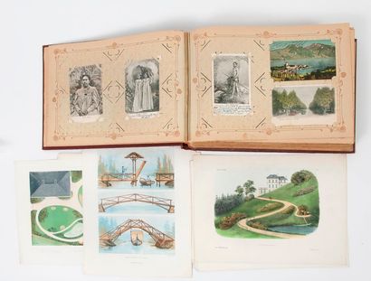 null Album de cartes postales, anciennes, sur différents thèmes notamment Montmartre,...