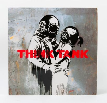 BANKSY (1974) 

Think Tank, Blur, 2003.

Impression off-set sur pochette de disque...