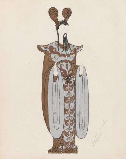 Romain de TIRTOFF dit ERTE (1892-1990) 
Aladin: Les armures, Ailerons de requin,...