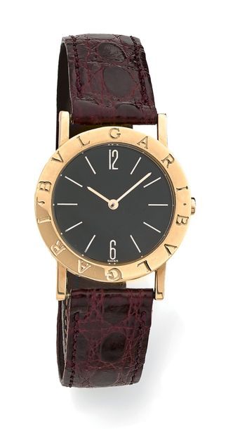 BULGARI Bulgari Bulgari Bulgari Men's bracelet
watch.
Round case in yellow gold (750),...