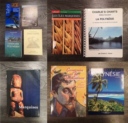 null Lot comprenant : 

- Catalogue îles et archipels, Polynésie française, Editions...